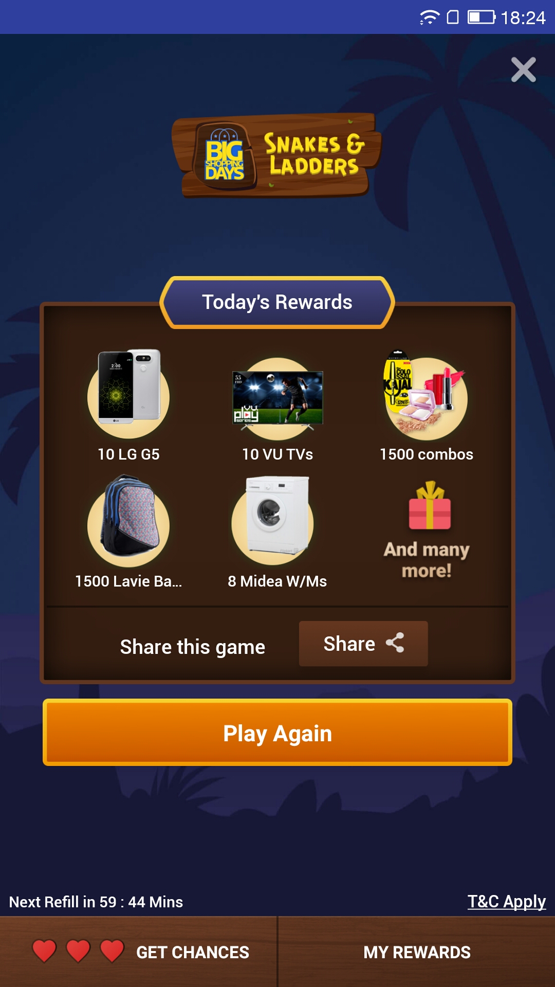 Flipkart Big Billion Days Game