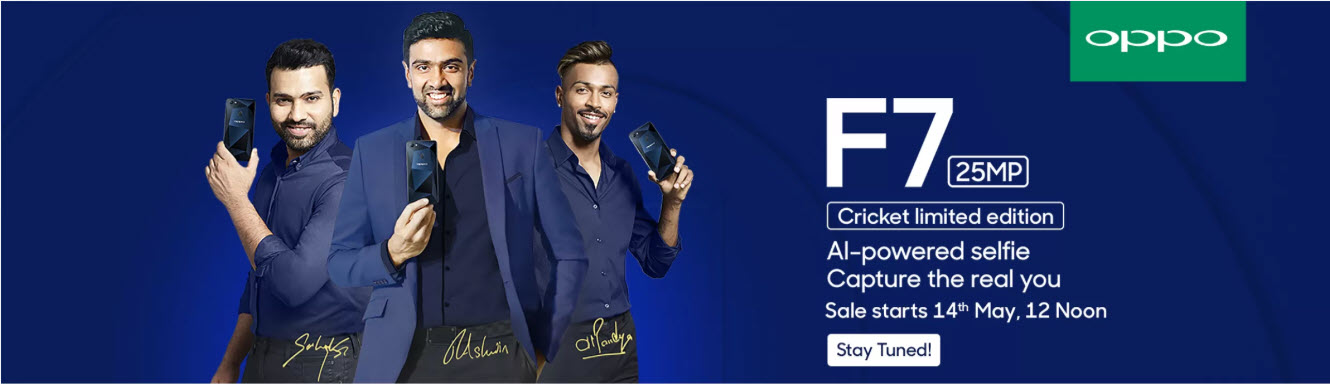 OPPO F7 Cricket Limited Edition